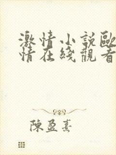 激情小说欧美激情在线观看