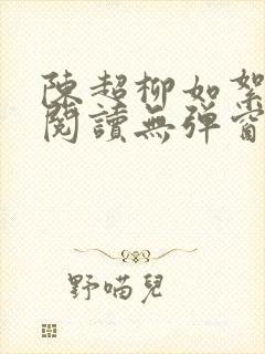 陈超柳如絮免费阅读无弹窗笔趣阁