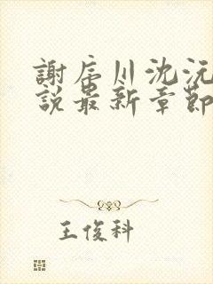 谢序川沈沅珠小说最新章节免费阅读