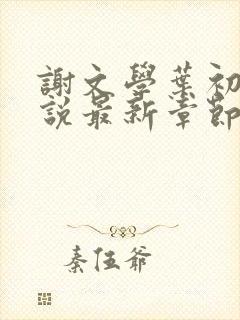 谢文学叶初瑗小说最新章节免费阅读