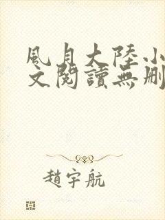 风月大陆小说全文阅读无删减