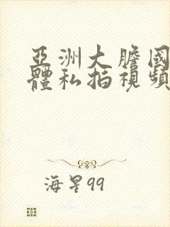 亚洲大胆国模人体私拍视频