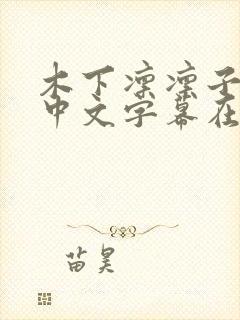 木下凛凛子人妻中文字幕在线