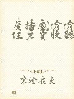 广播剧偷偷藏不住免费收听