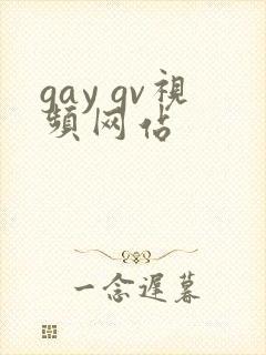 gay gv视频网站