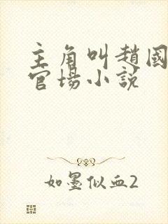 主角叫赵国栋的官场小说