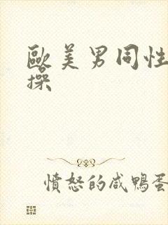 欧美男同性恋互操