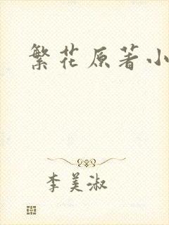 繁花原著小说封面