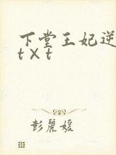 下堂王妃逆袭记t×t