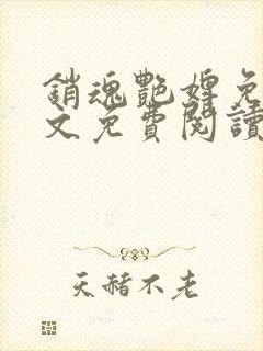 销魂艳婢免费全文免费阅读