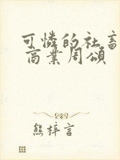 可怜的社畜小说 商业周颂