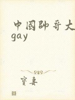 中国帅哥大尺度gay