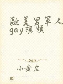 欧美男军人激情gay视频