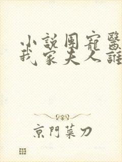 小说团宠医妃:我家夫人谁敢惹