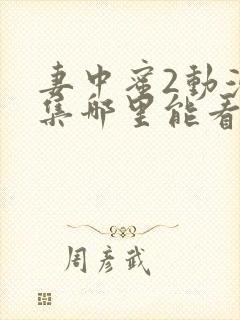 妻中蜜2动漫全集哪里能看