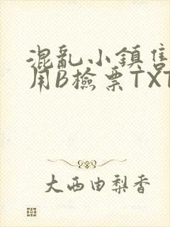 混乱小镇售票员用B检票TXT