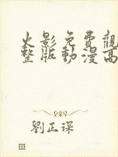 火影免费观看完整版动漫高清