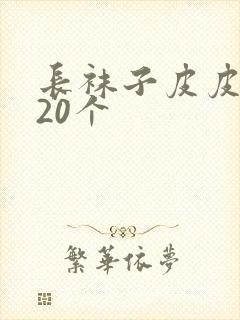 长袜子皮皮好词20个