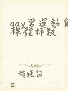 gay男运动员裸体摔跤