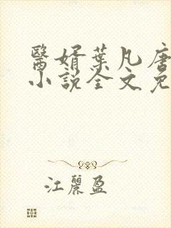 医婿叶凡唐若雪小说全文免费阅读封面