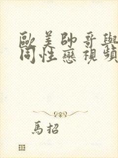 欧美帅哥与帅哥同性恋视频封面