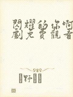 闪耀的你啊电视剧免费观看全集高清