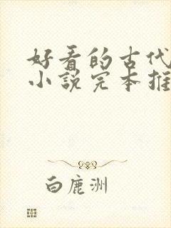 好看的古代言情小说完本推荐封面