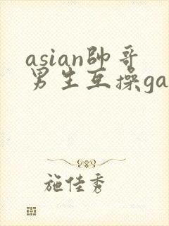 asian帅哥男生互操gay