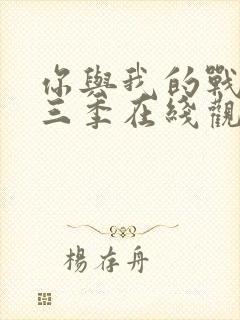 你与我的战场第三季在线观看