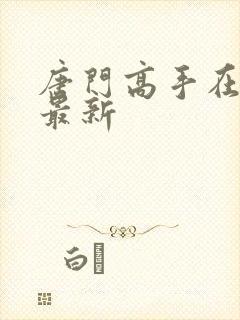 唐门高手在异世最新封面