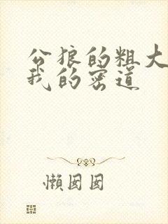 公狼的粗大挺进我的密道