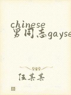 chinese男同志gaysex