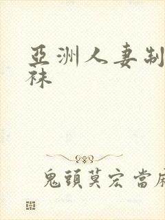 亚洲人妻制服丝袜