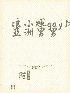 浪小辉gay片亚洲男男封面