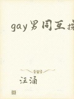 gay男同互操封面
