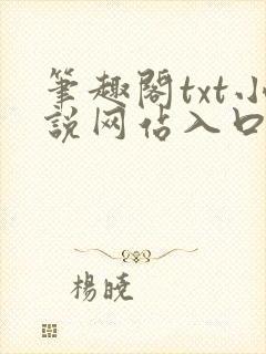 笔趣阁txt小说网站入口