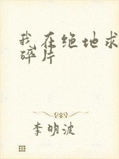 我在绝地求生捡碎片