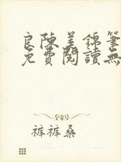 良陈美锦笔趣阁免费阅读无弹窗