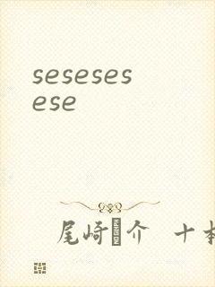 sesesesese封面
