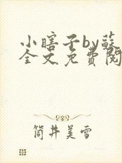 小瞎子by苏软全文免费阅读