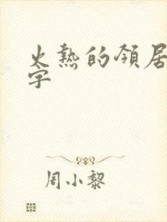 火热的领居中文字封面