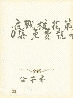 夜战校花第100集免费观看