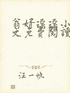 翁婿瑶瑶小说全文免费阅读最新章节