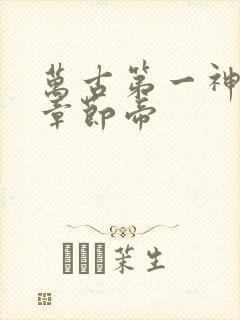 万古第一神最新章节帝封面