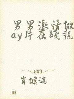 男男激情做爰gay片在线观看