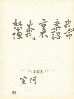 怒火重案我认输但我不认命