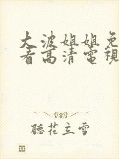 大波姐姐免费观看高清电视剧韩剧