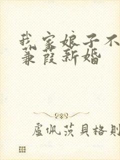 我家娘子不对劲蒹葭新婚