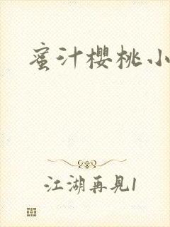 蜜汁樱桃小说封面