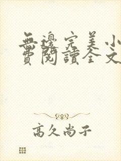 无边完美小说免费阅读全文最新章节封面